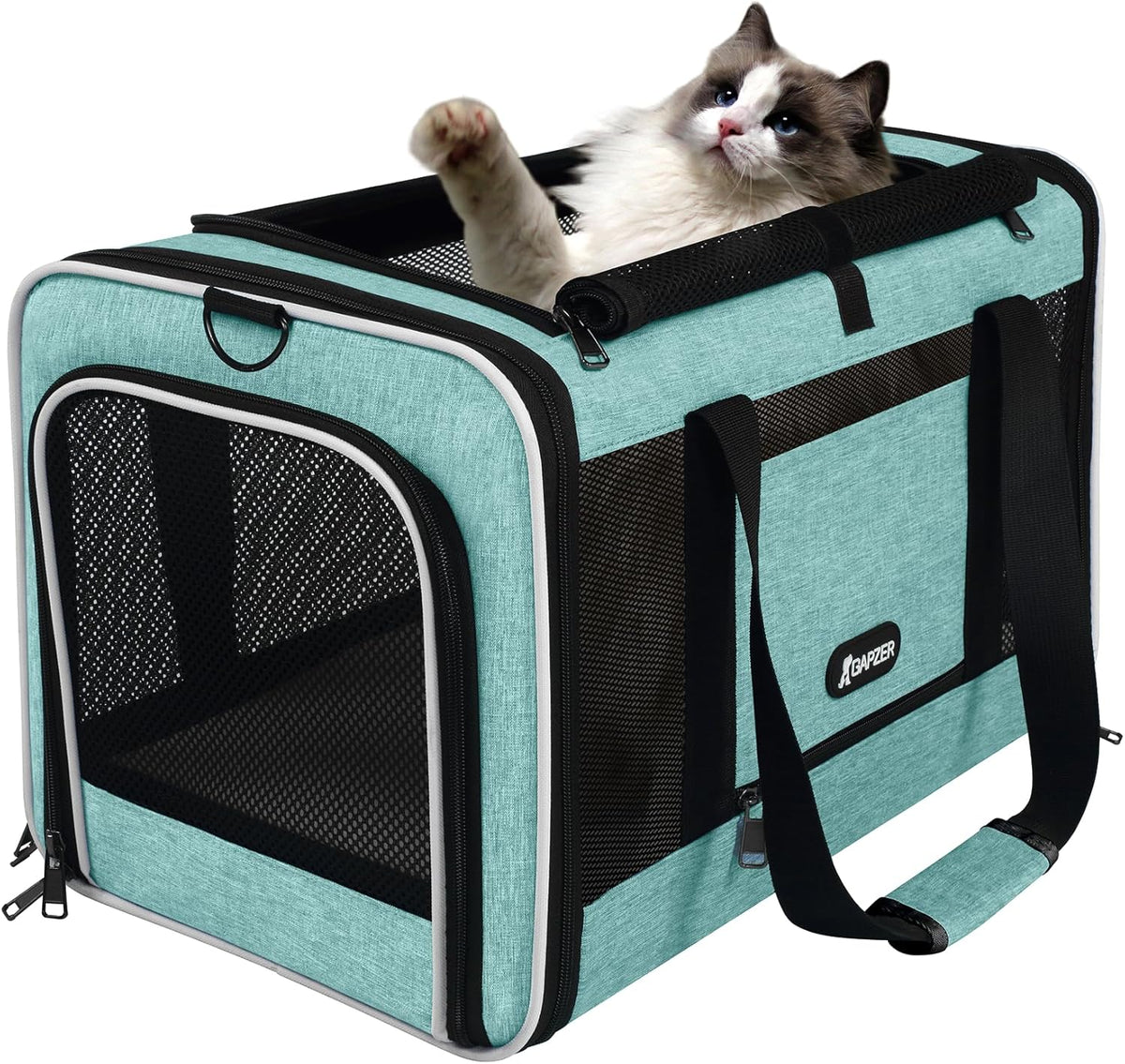 Cat Carrier American Airline Approved 18x11x11,Top Opening Pet Cage