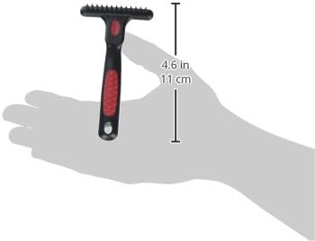 RYAN'S PET SUPPLIES Paw Brothers Magic Spring Undercoat Rake for Dogs, Professional Grade Grooming Tool, Stainless Steel Pins, Removes Tangles and Mats, Comfort Grip, 4.5 in.