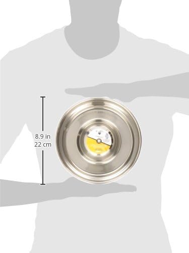 OurPet's DuraPet Slow Feed Premium Stainless Steel Dog Bowl, Silver (2040010301)