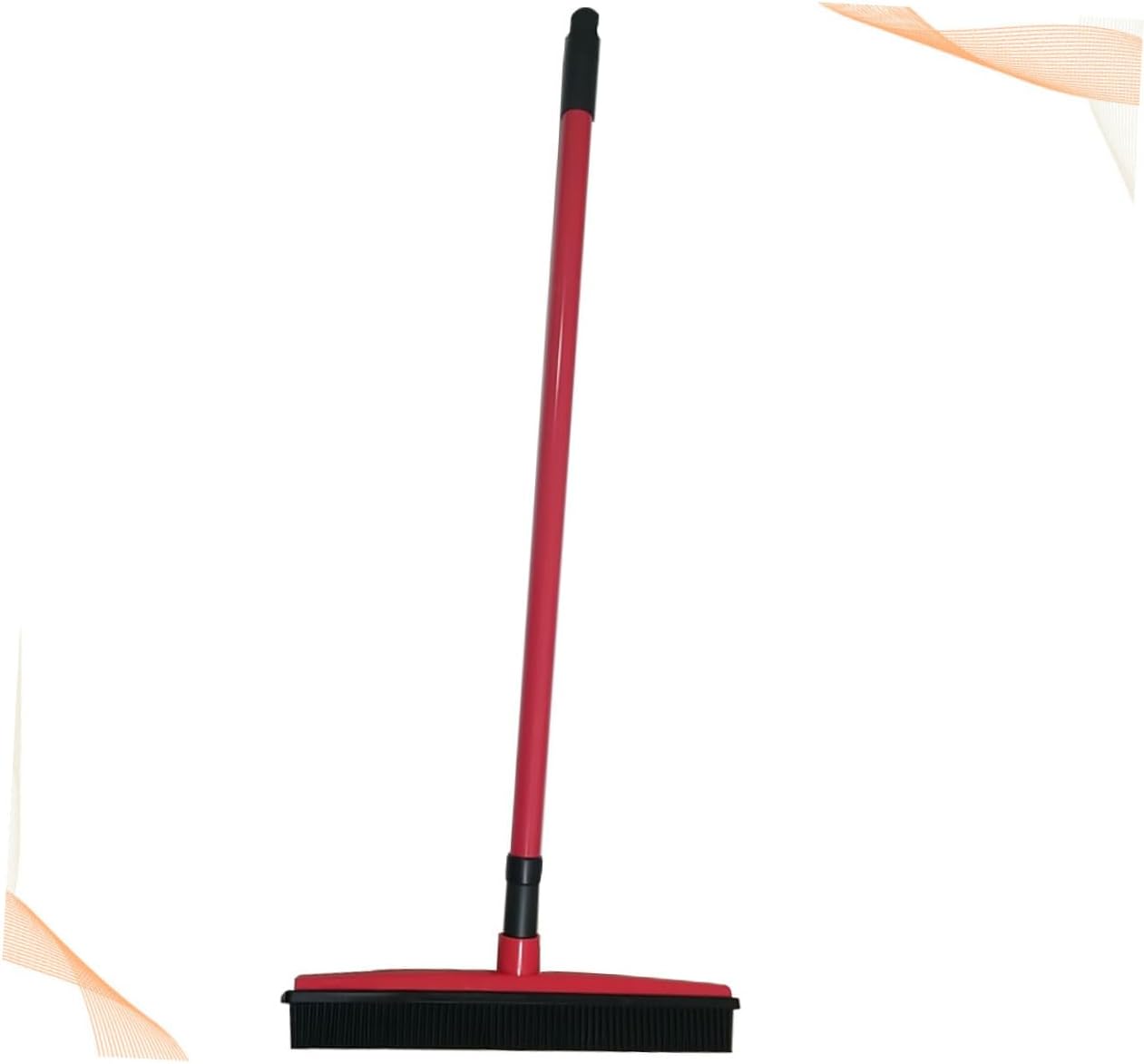 minkissy PET Hair Removal Broom Long Handle Carpet Scraper for Dog Hair Cleaning Rubber Floor Brush Dust Pan for Home Windows and Furniture