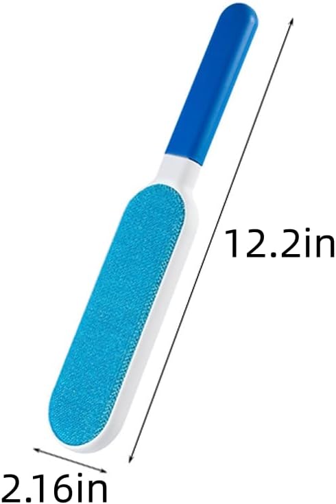 Double-Sided Self-Cleaning Lint Removers for Furniture, Clothes, Car Seats, Large Lint Remover Brush for Pet Hair, Lint, Dust, Dirt (Red)