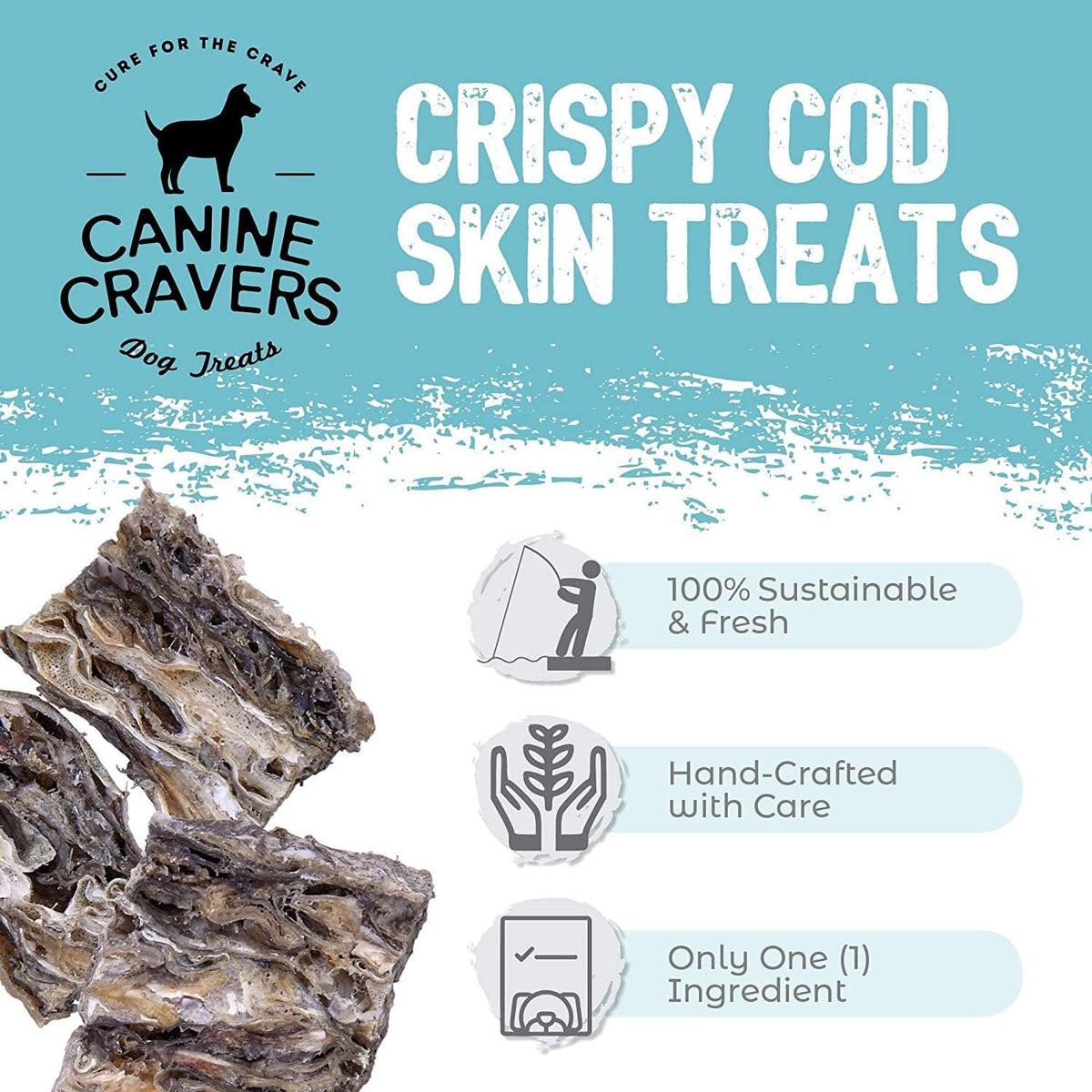 Canine Cravers Single Ingredient Dog Treats – Premium Beef Fillets - Human Grade Air Dried Hypoallergenic Pet Food – Grain, Gluten, and Soy Free – 100% All Natural - 5.3 oz