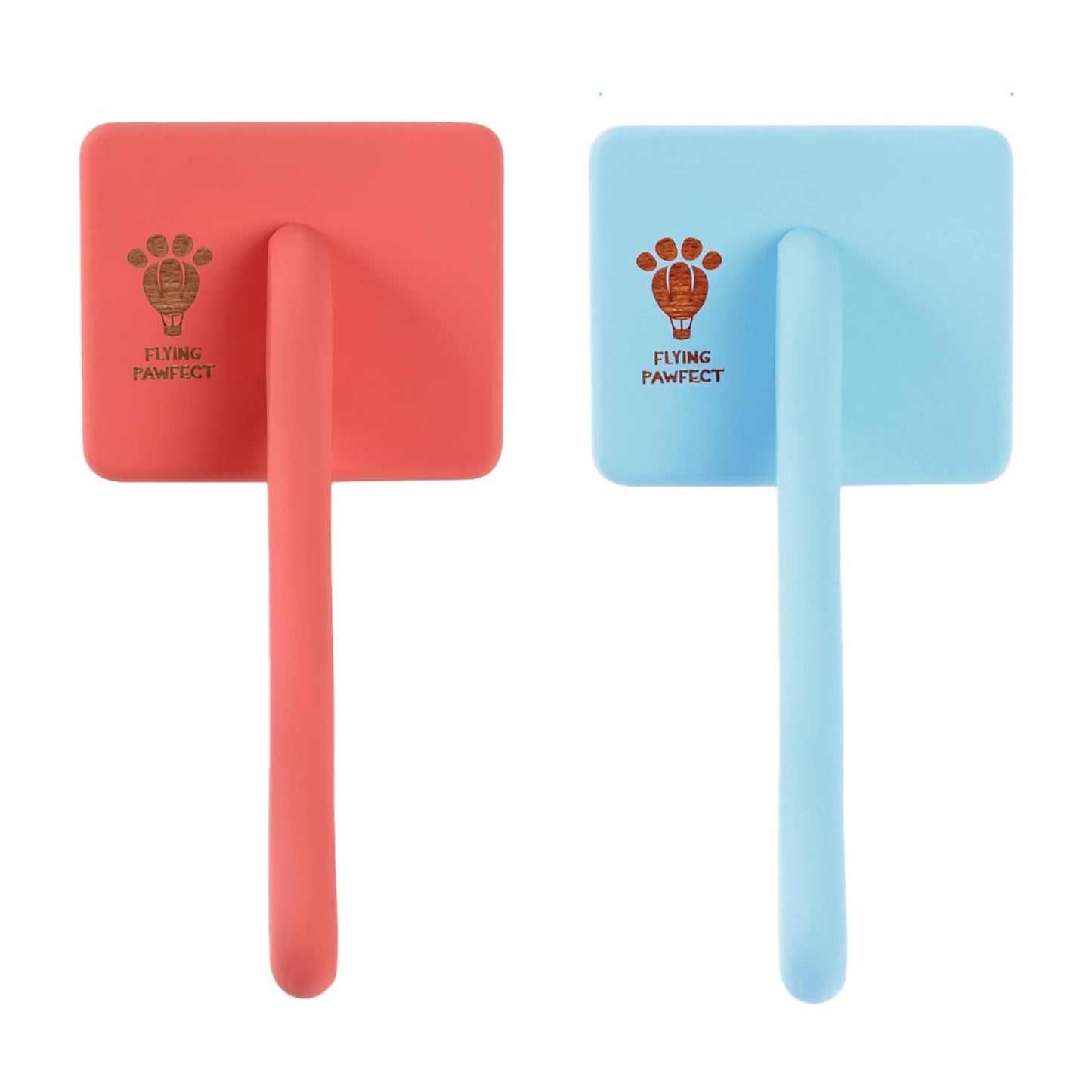 Slicker Brush for Dogs - Long Pin for Poodles, Doodles & Long Haired Dogs, Deshedding & Dematting Tool, Slicker Dog Brushes for Grooming (Coral, Flat Large)