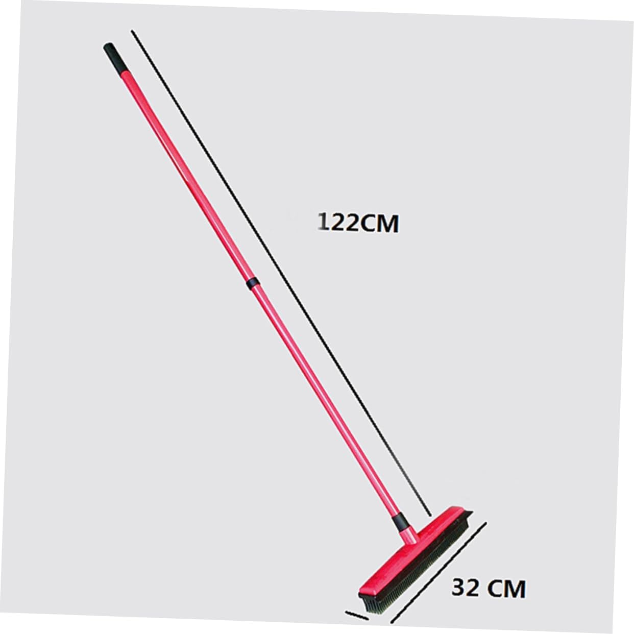 Ipetboom Sweeper for Pet Hair Dog Hair Cleaning Broom Window Scraper Long Handle Mop Cleaning Broom Pet Remover