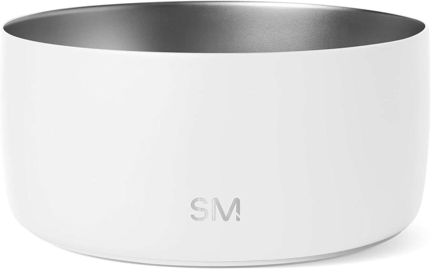 Simple Modern Stainless Steel Pet Water Bowl for Dogs & Cats | Reusable Insulated Stainless Steel Food Bowls for Dog Cat | No Tip No Slip BPA Free | Bentley Collection | Medium (32oz) | Almond Birch