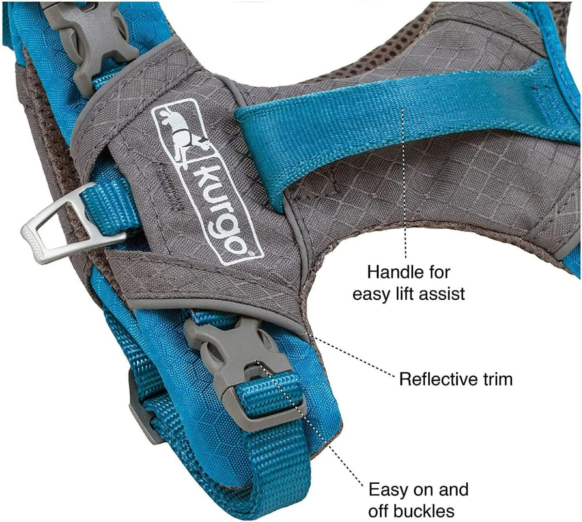 Journey Air Dog Harness, Black, Medium