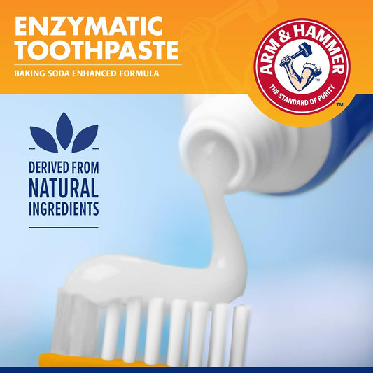 Tartar Control Dog Dental Kit, Banana Mint, 3-Piece | Enzymatic toothpaste with toothbrush and fingerbrush, baking soda formula safe for puppies