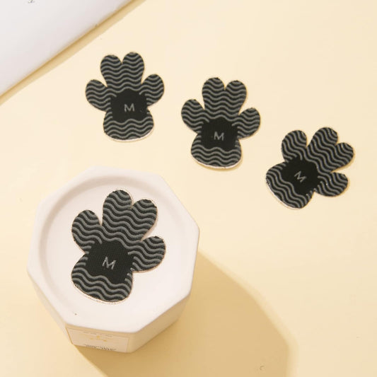 Dog Paw Protector Anti Slip Toe Grips Paw Pads for Dogs Traction, 8 Sets 32 Pads Disposable Self Adhesive Resistant Dog Shoes Boots Socks Replacement Dog Grippers for Senior Dogs (Rose Red3, S)