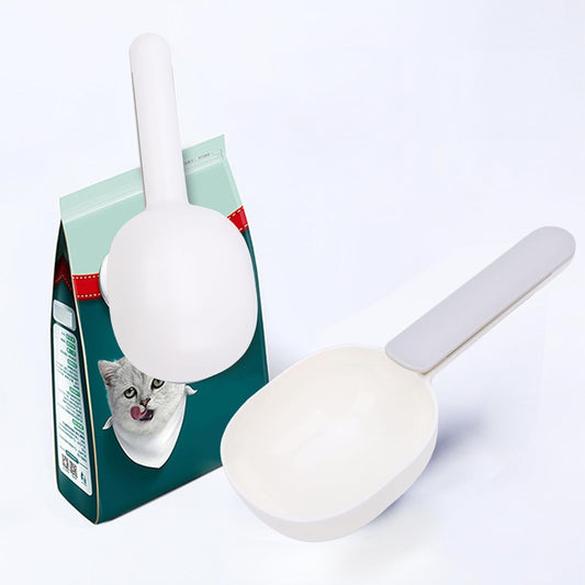 Fockety Dog Food Scoop, Pet Food Scoop with Clip for Sealing, Keep Pet Treats Freshness, Easy Scooping for Daily Feeding at Home, for Dogs, Cats, Rabbits