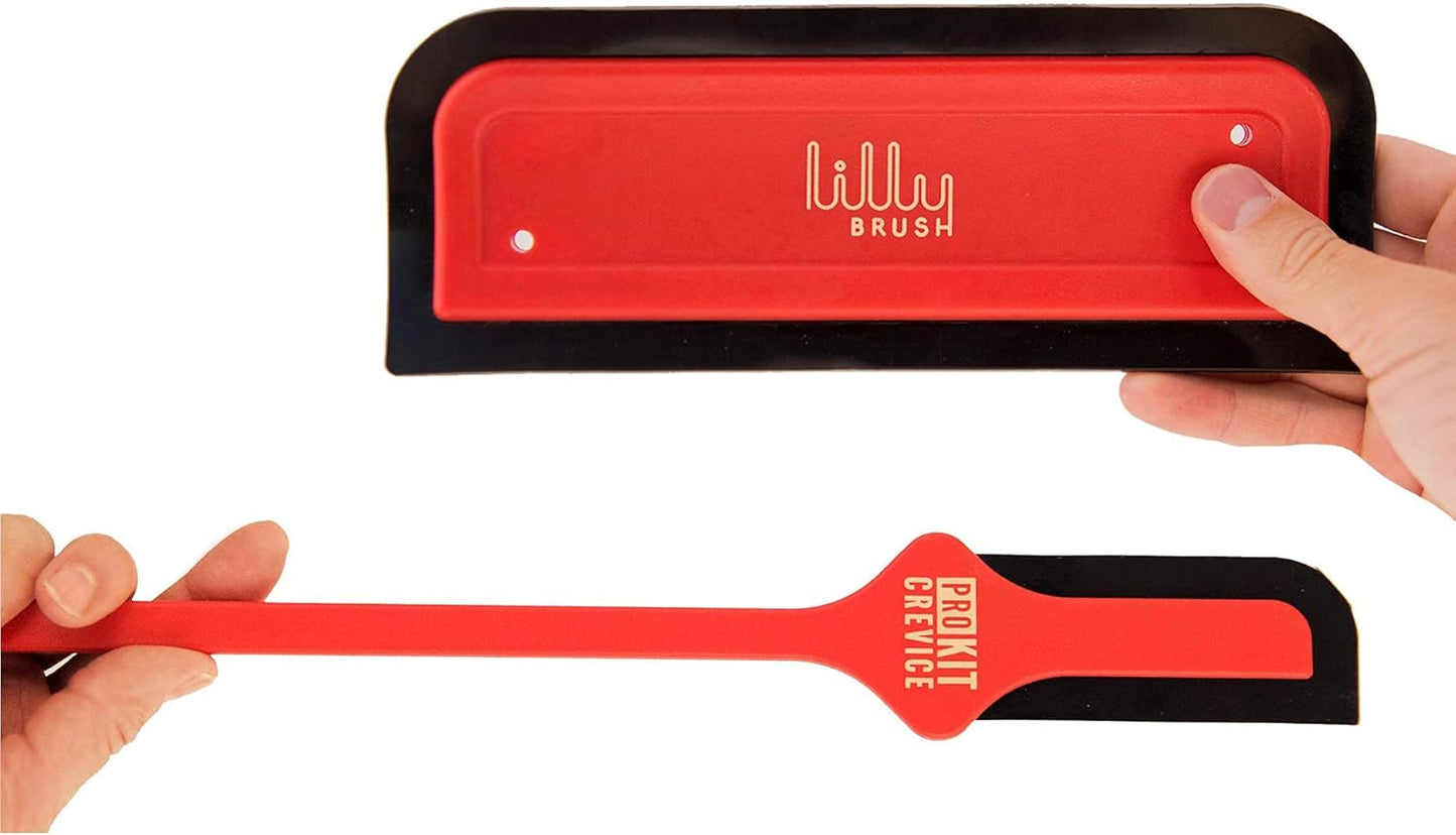 Lilly Brush Pro Pet Hair Tool Kit | Pet Hair Remover for Couch, Car Carpet, Car Seat, Auto Interior Detailing Kit, Cat and Dog Hair Remover Tool, Cat Fur Remover, Deep Cleaning Tools