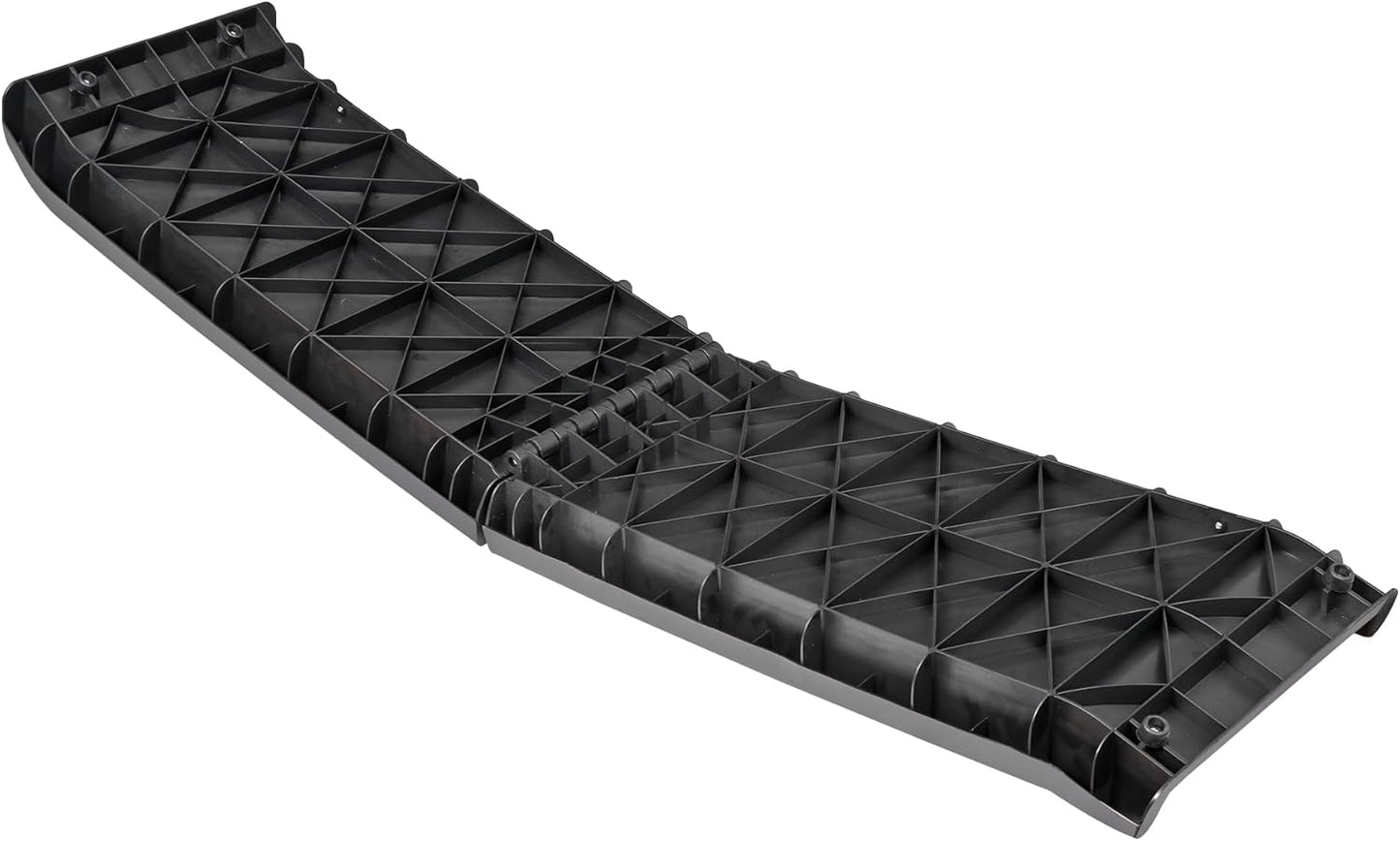 Folding Dog Car Ramps, Dog Steps for Bed, Length Portable Pet Ramp Stairs Step Ladder for Car, Truck,Non Slip Rug Surface, Dog Stairs for Large Dogs Up to 154LB (62 Inch Artificial Grass)