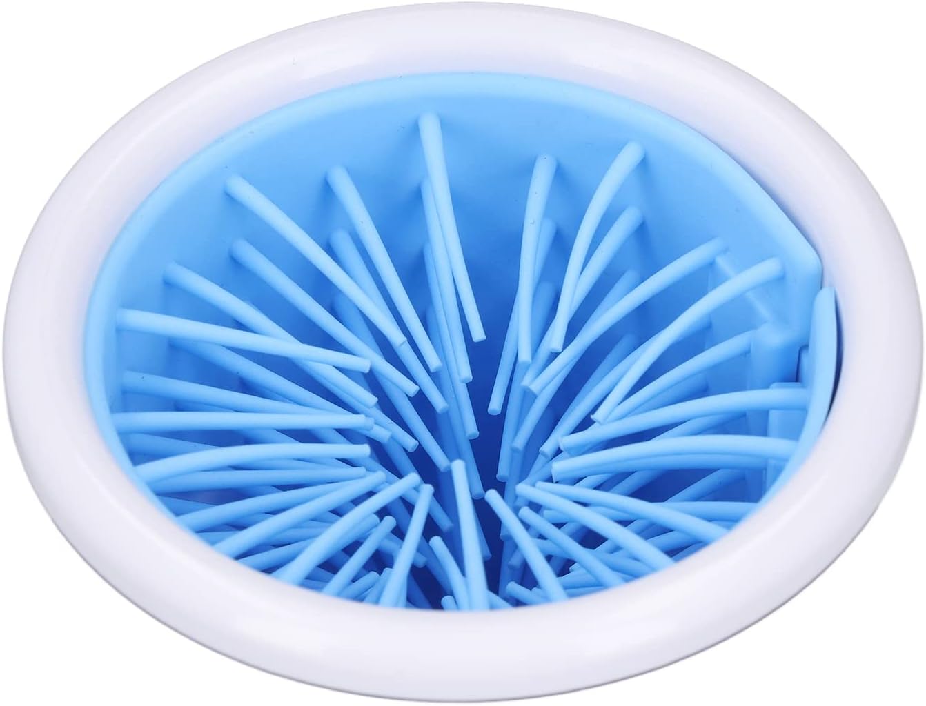 gernie Electric Pet Washer, 2000mAh USB Rechargeable Automatic Dog Washer 2 in 1 Portable Dog Foot Cleaner with Soft Brush for Small Medium Dogs s and Cats