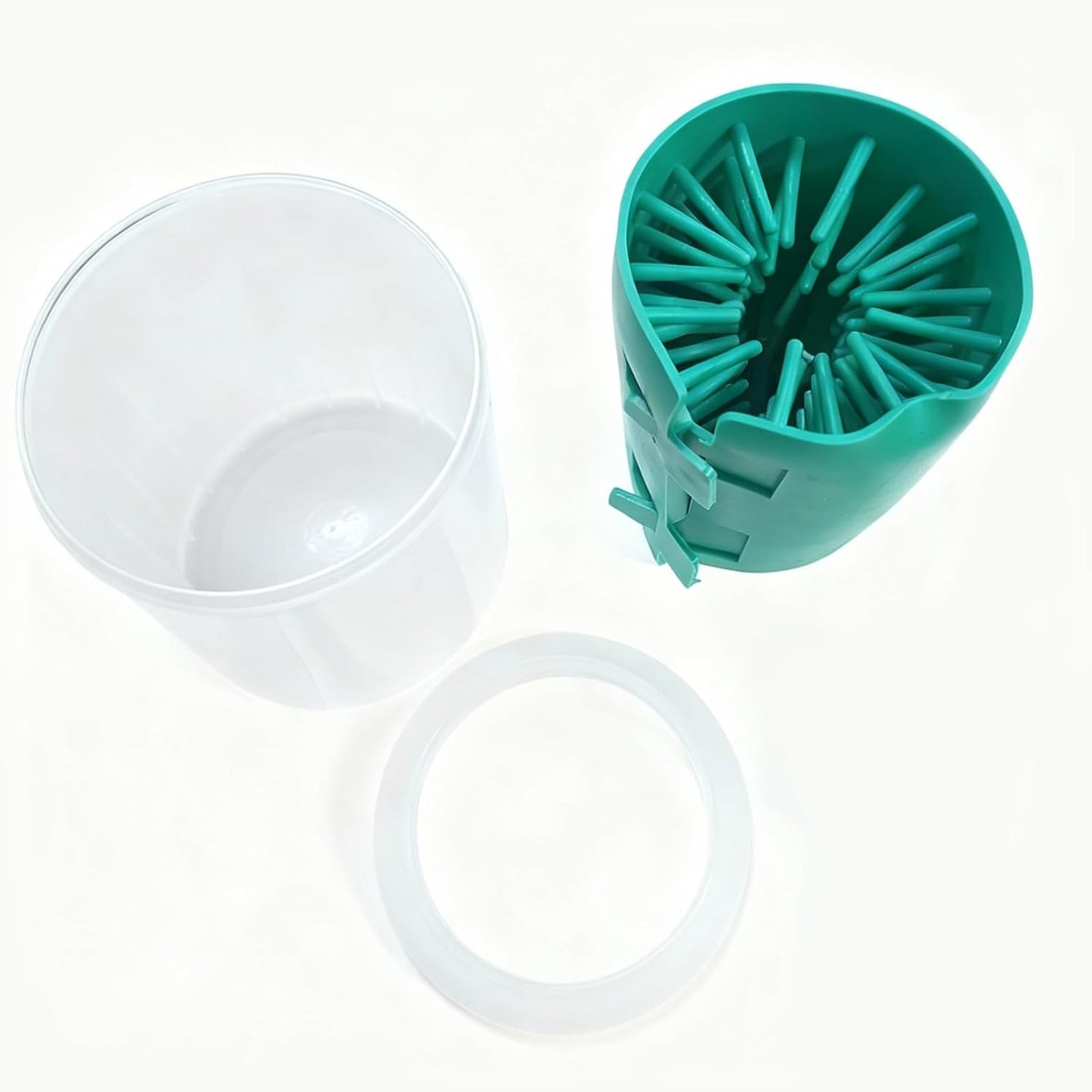 Dog Paw Cleaner for Dogs,Dog Paw Washer Cat Foot Washer Feet Cleaner Green Medium