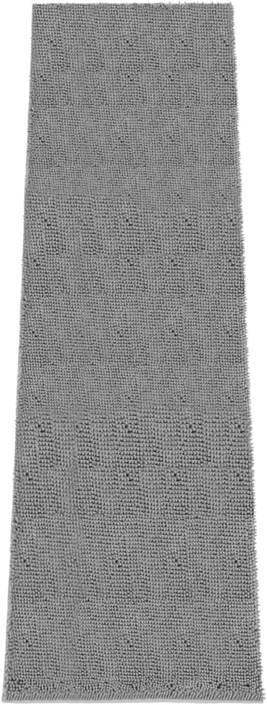 Absorbent Dog Door Mat for Muddy Paws, 60" x 24" Chenille Indoor Mats for Entryway, Trap Dirt Front Door Mat Indoor Entrance Washable Non Slip Soft