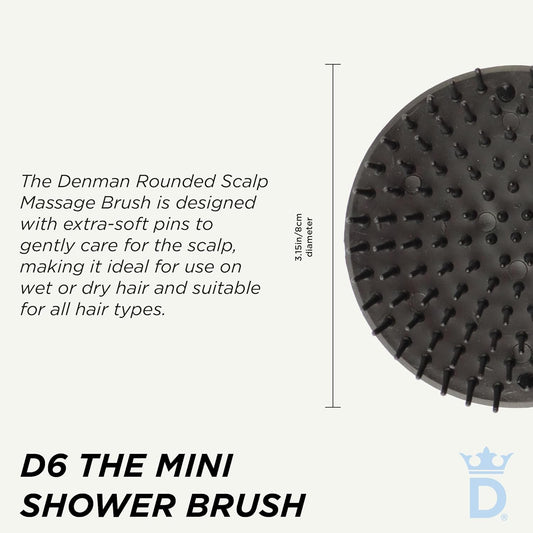 Denman Detangle Hair Brush for Curly Hair & Scalp Massager D6 - Hair Straightening Brush