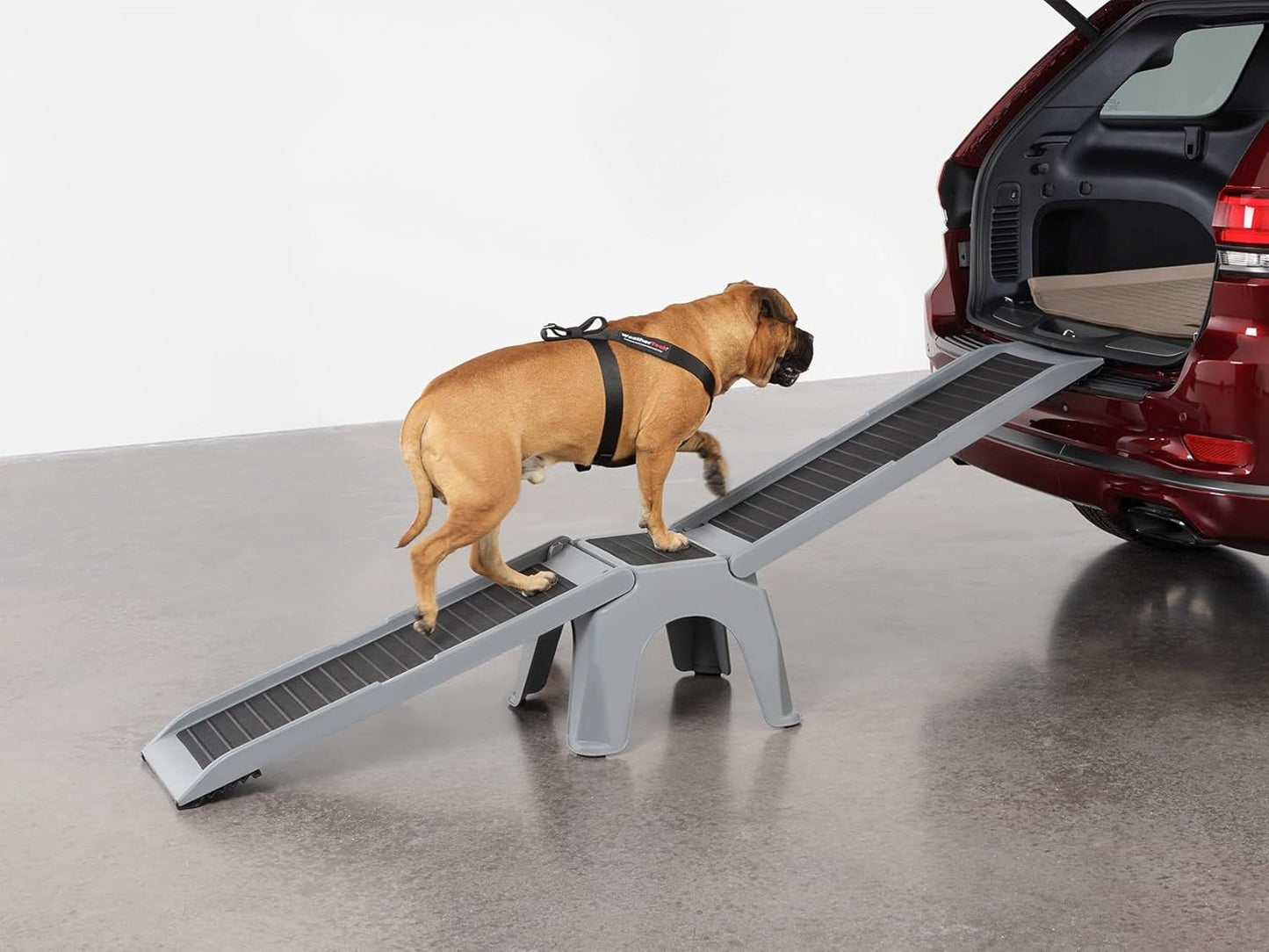 WeatherTech PetRamp - Non-Slip, Portable Dog Ramp for Large Dogs to 300 Pounds, 67" x 15" - Traction Grip Ramp, Easy Access for Pets to Car, SUV, Truck, Bed, Couch & Other Home Areas