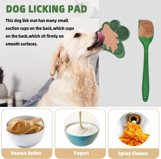 Lick Mat for Dogs and Cats - Slow Feeder Licking Pad with Suction Cups, Food-Grade Silicone for Bathing, Grooming, Nail Trimming & Anxiety Relief, Non-Toxic Pet Lick Mat (Pink)