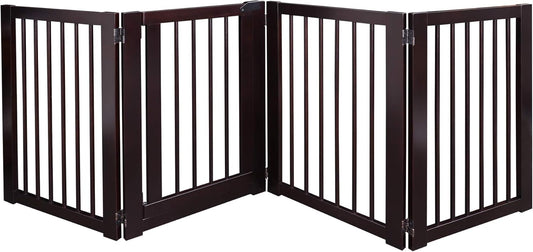 American Trails Freestanding Wooden Pet Gate with Door