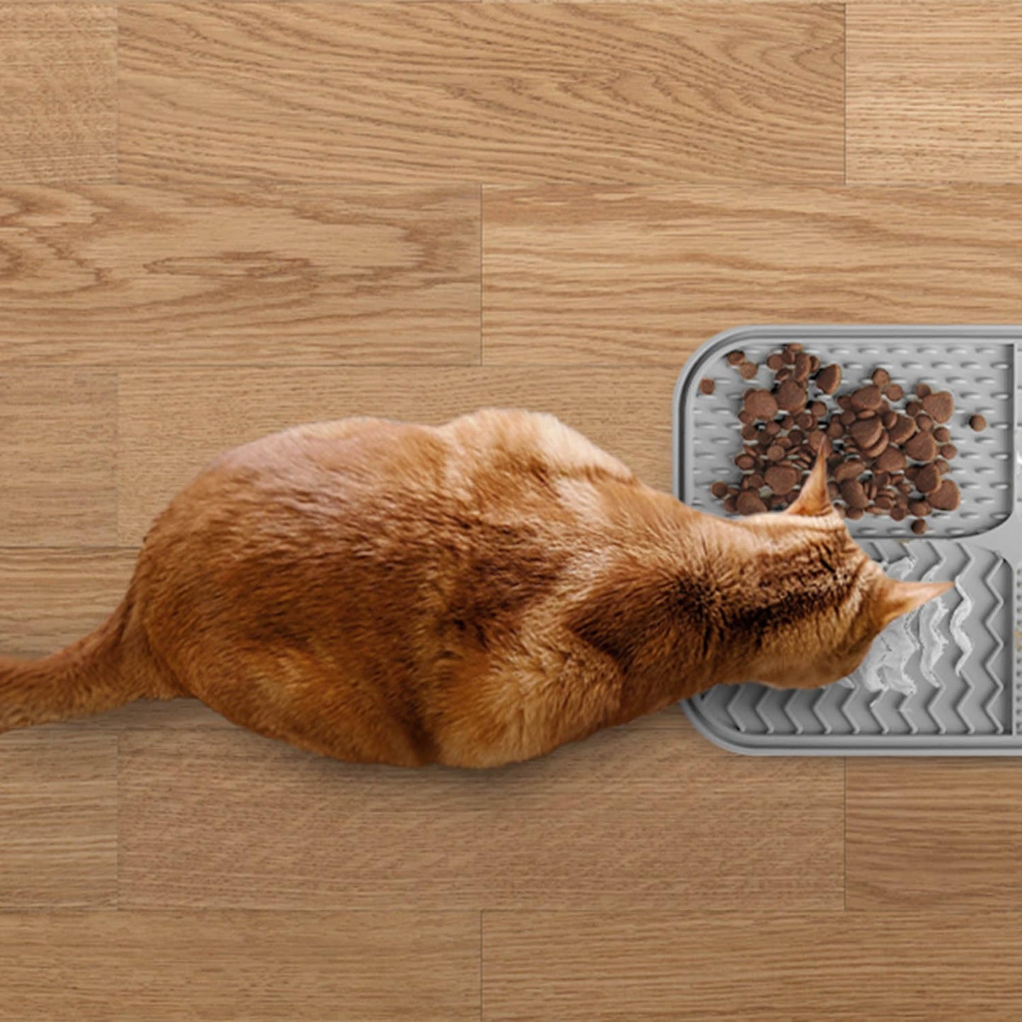 Azyh Licking Mat for Dogs & Cats 2 Pack, Slow Feeder Lick Pat for Large Dogs and Puppies, Anxiety Relief Dog Toys Feeding Mat for Butter Yogurt Peanut, Pets Bathing Grooming Training Mat (9.9'' × 6'')