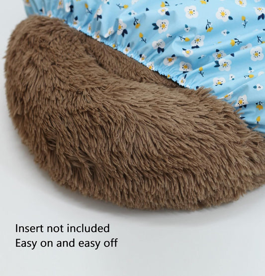 Waterproof Dog Bed Cover Replacement Round 42 Inch Grey