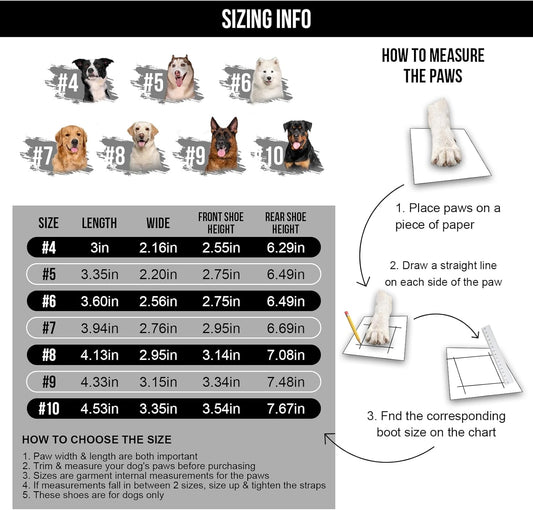 OneTigris Dog Shoes for Large Medium Dogs, Waterproof Anti-Slip Paw Protectors for Hot Pavement, Wound Recovery & Licking Prevention, Breathable Dog Booties for Outdoor Walking Hiking Hardwood Floor