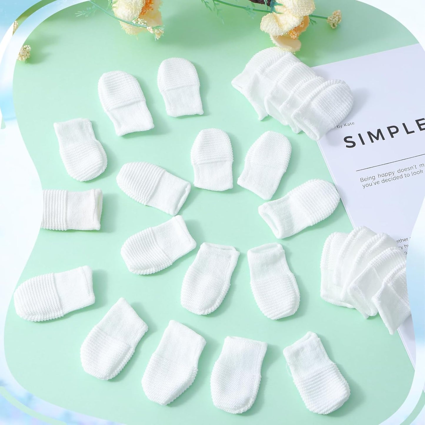 CIATBYYJ 30Pcs Dog Toothbrush Finger, Soft Fabric Finger Toothbrush for Dogs Cats, Washable & Reusable Cat Teeth Cleaning Wipes Toothbrushes Fingers Dental Wipes Care Remove Stain