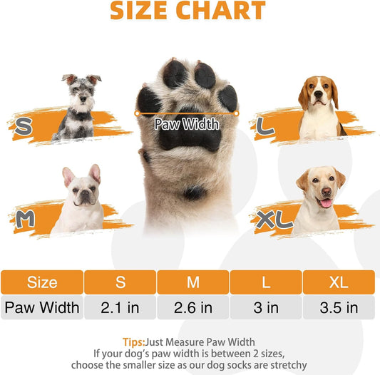 KOOLTAIL Dog Socks Shoes for Hot Pavement to Prevent Licking Paws, Winter Dog Boots&Paw Protector for Hardwood Floors Anti Slip,Traction Control Grip Booties for Small Medium Large Senior Dogs,Black M
