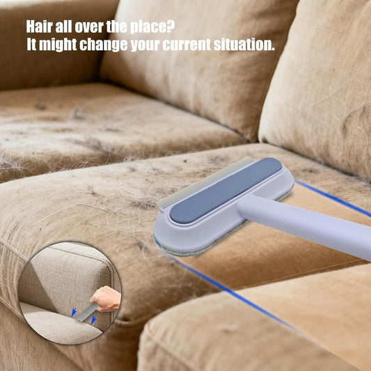 Pet Hair Remover for Furniture,Effective Lint Brush for Dog and Cat Hair,Reusable Washable Dog and Cat Hair Lint Removal Brush, 4 in 1 Multifunctional Pet Hair Removal Broom