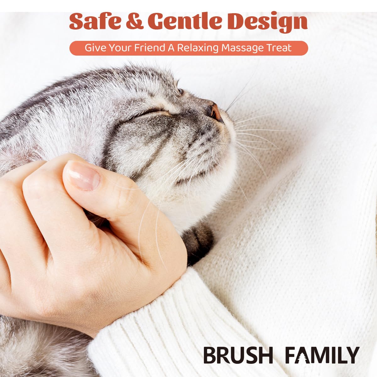Pet Brush for Dematting & Deshedding, Professional Cat Grooming Brush, Dog Grooming Brushes with Wood Handle, Shedding Comb for Indoor Cats & Long Haired Cat Dog Pet