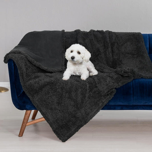 Kritter Planet Waterproof Dog Blanket, Reversible Water Proof Pet Blanket for Couch, Bed & Sofa, Washable Couch Covers for Large Dogs - Protects Furniture from Fur, Dirt, and Accidents