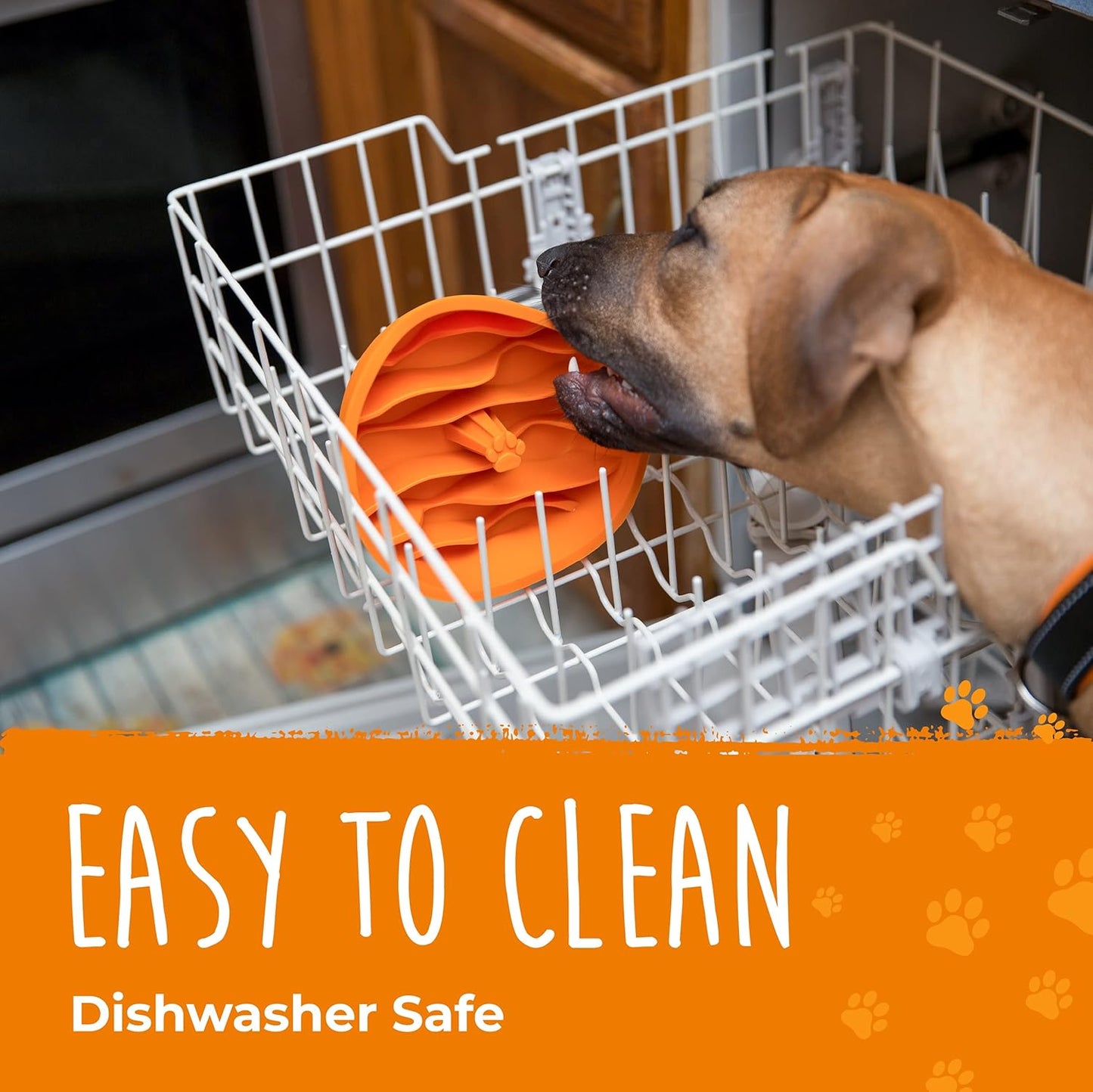 Mighty Paw Interactive Dog Lick Pad | Anxiety Relief, Dishwasher Safe, 4 Textures. Great for Dental Health. Dog Enrichment Toys for Medium Dogs, Lick Mat for Dogs Large Breed