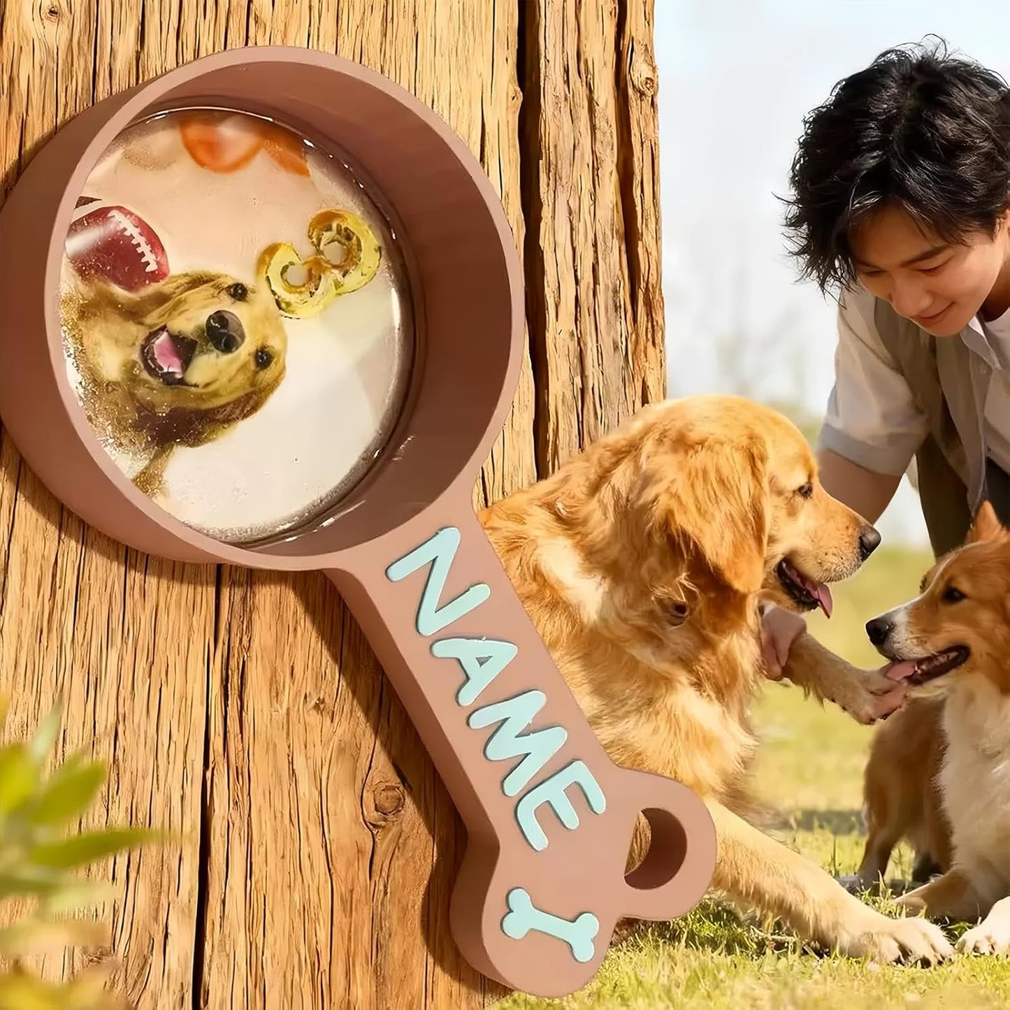 ubjva Personalized Dog Food Scoop Custom Dog Food Measuring Cup with Name Pet Accessories Gifts for Pet Lover