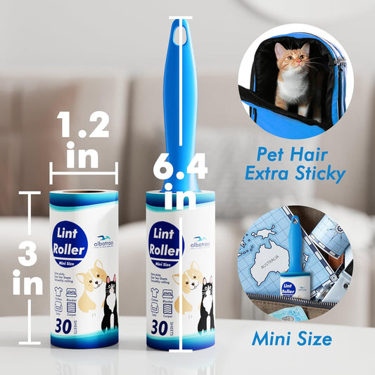 Lint Rollers for Pet Hair Extra Sticky, 800 Sheets Mega Value Set Lint Rollers for Pet Hair Removal, Dog and Cat Lint Remover for Clothes, Furniture, Carpet