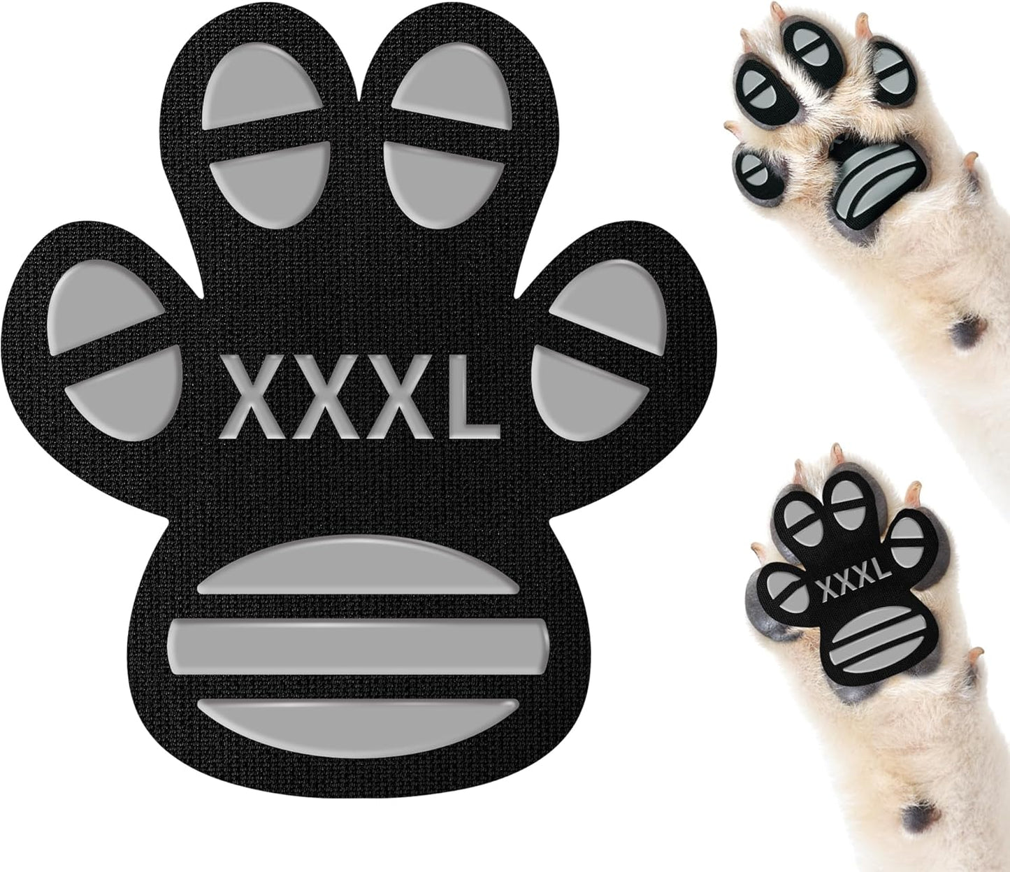 Anti-Slip Dog Paw Protector Pads for Senior Dogs, Dog Paw Adhesive Pads on Hardwood Floor,Senior Pets Essentials with Strong Traction,Puppy Grippers,12 Sets 48 pc L