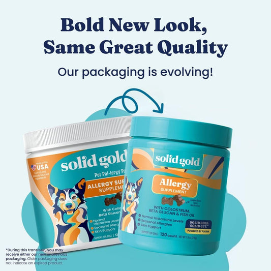 Solid Gold Dog Allergy Chews for Itchy Skin & Immune Support