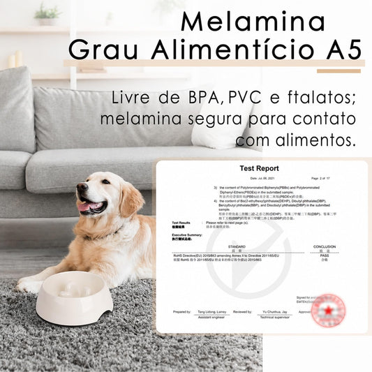 Slow Feeder Dog Bowl Cat Bowl 1/2 Cup Slow Feeding Dog Bowl for Small Medium Breed Anti Gulping Healthy Eating Interactive Bloat Stop Fun Alternative Non Slip Puzzle Dog Food Bowl, White