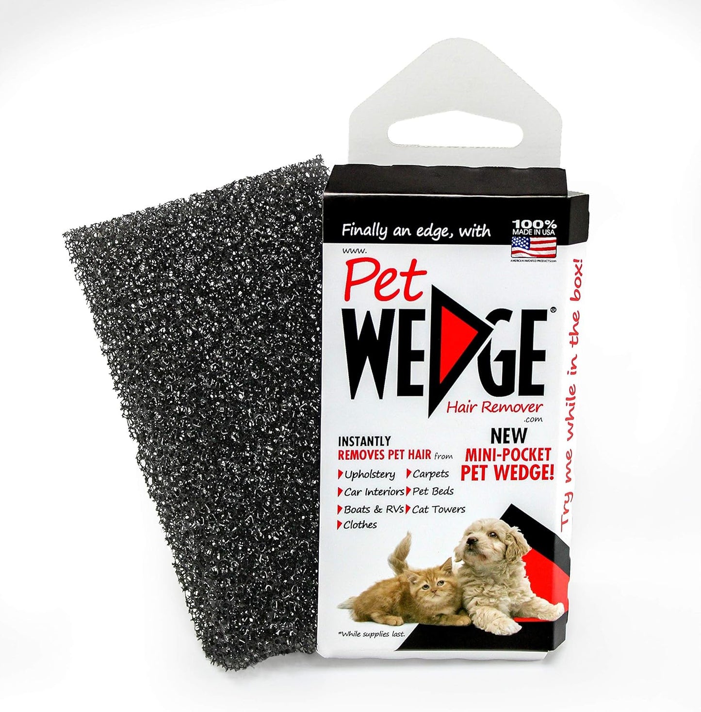 2 Pack Pet Wedge & 2 Pack Mini-Pocket Pet Wedge Bonus Pack