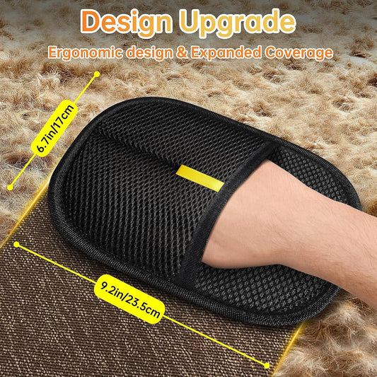 Electrostatic Pet Hair Remover Glove for Dogs &Cats, Reusable Cat Dog Magic Brush pet Hair, Suitable for Sofas, Clothing, Carpets, Curtains (1)