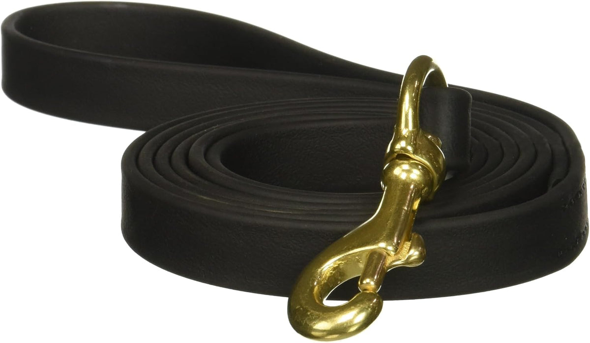 Biothane Working Lead for Dogs 6ft Black - Colors C