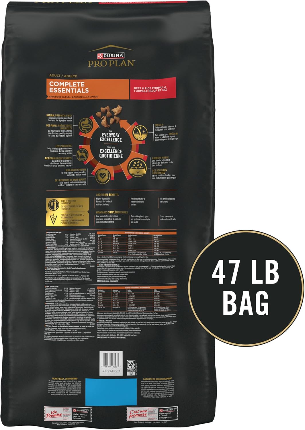 Complete Essentials Beef & Rice Dry Dog Food, 5 lb Bag