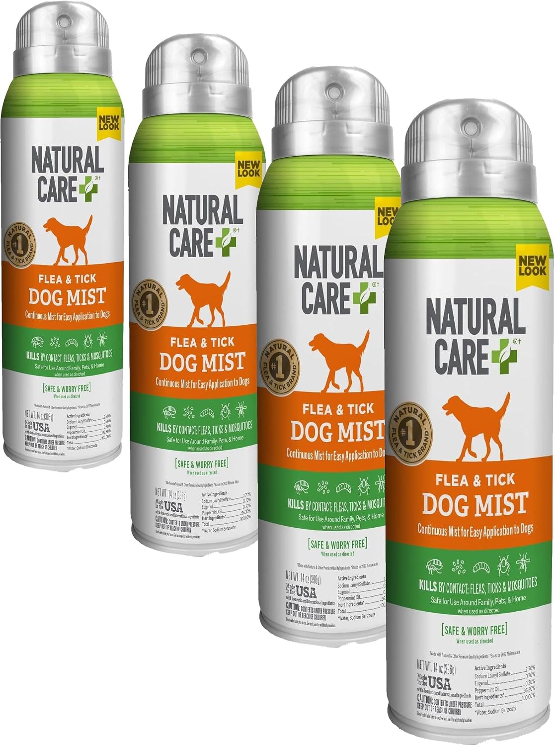 Flea & Tick Spray for Dogs, Flea & Tick Treatment, 14oz