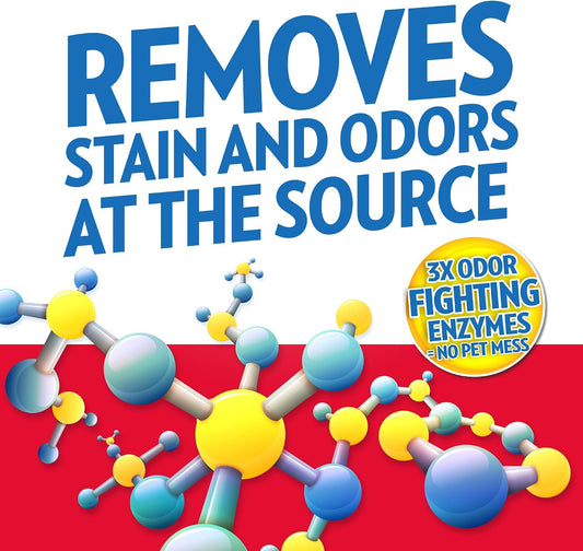 ! PetCare Pet Stain & Odor Remover, Carpet Cleaner, 32oz (2 Pack)