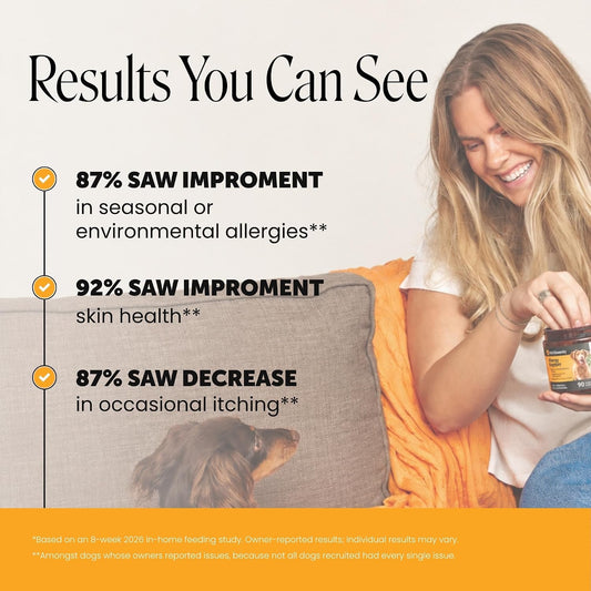 Dog Allergy Chews for Itch & Allergy Relief, Salmon