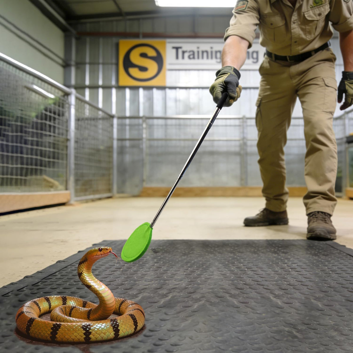 2 Pack Snake Training Target Stick Telescoping Reptile Target for Snake Enrichment, Gentle Handling & Interactive Training