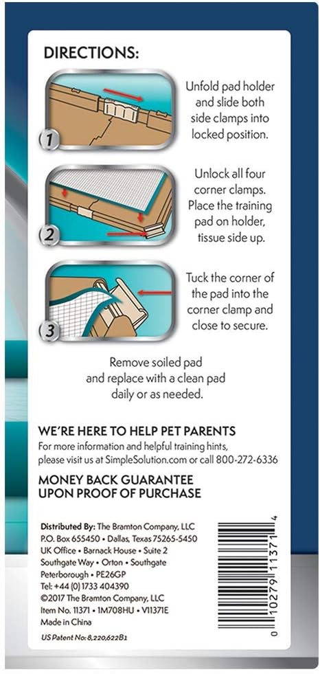 Dog Training Pad Holder, Fits Pads 21 by 21-Inch or Larger