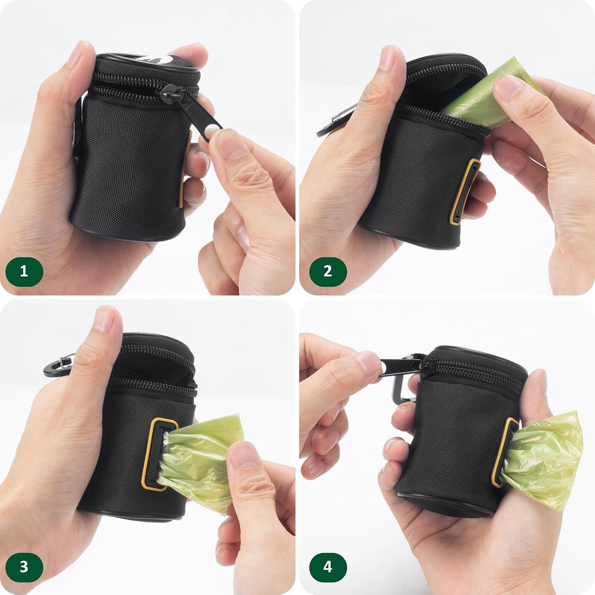 Dog Poop Bag Holder for Leash