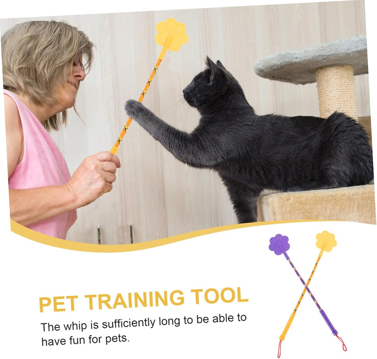 2pcs Cat Training Stick - Cute Pet Dog Cat Puppy Training Stick Trainers