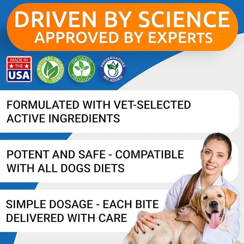 Hemp Dog Calming Chews - Stress, Travel, Anxiety Relief Treats