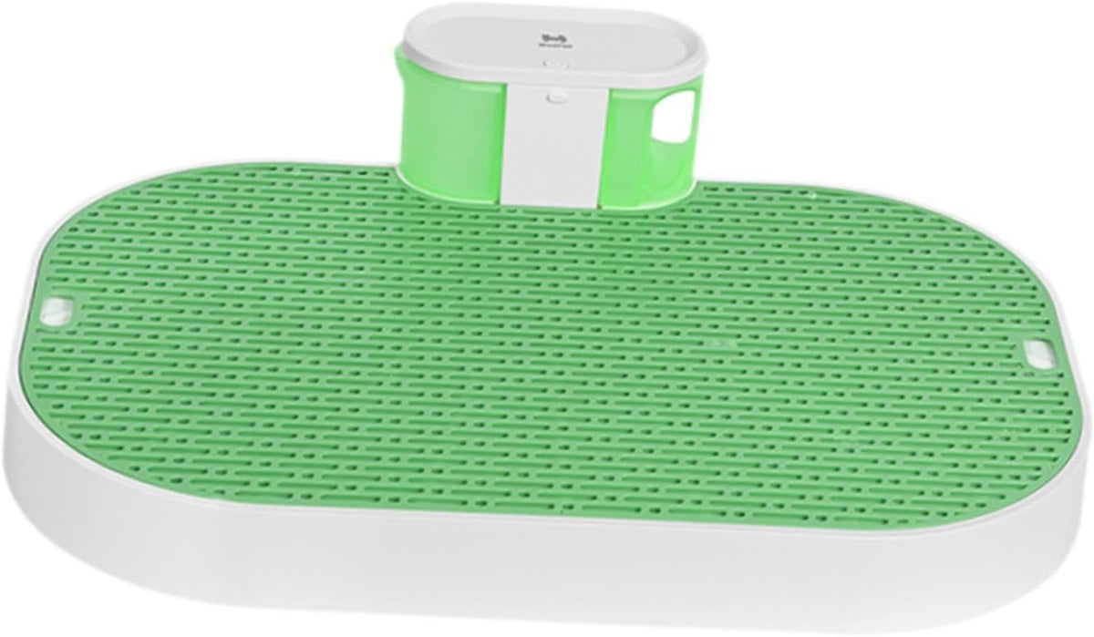 Dog Potty Loo Automatic Pee Collection Dog Urinal Tray Easy to Clean Quiet Pumping Puppy Training Smart Dog Toilet, Green