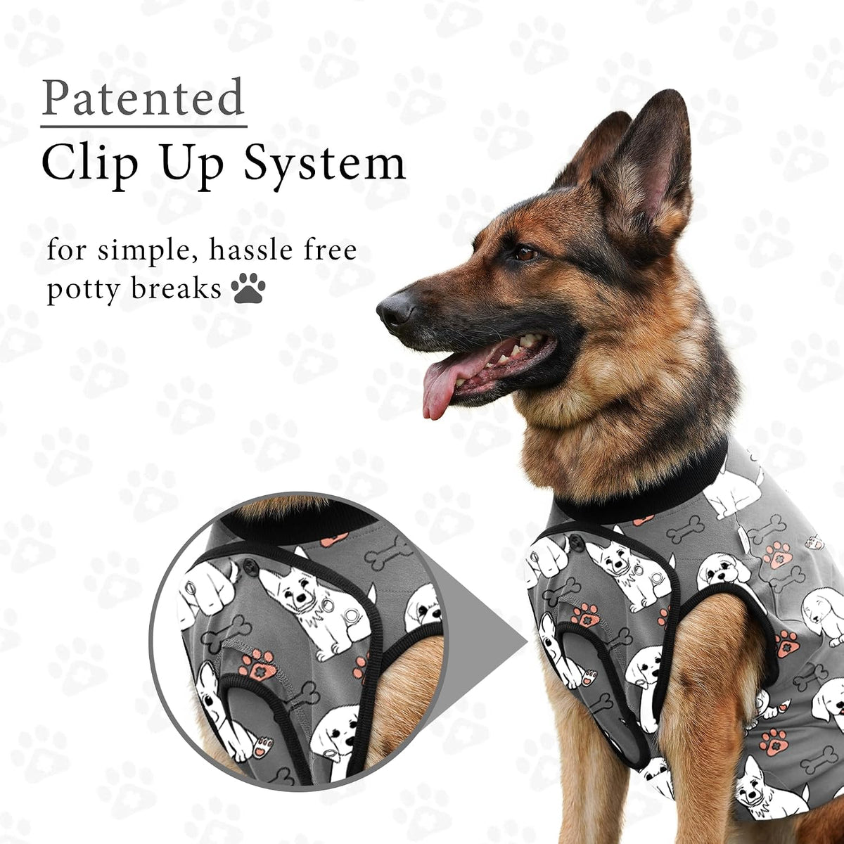 Dog Surgery Recovery Suit, Male Female After Spay Neuter Onesie